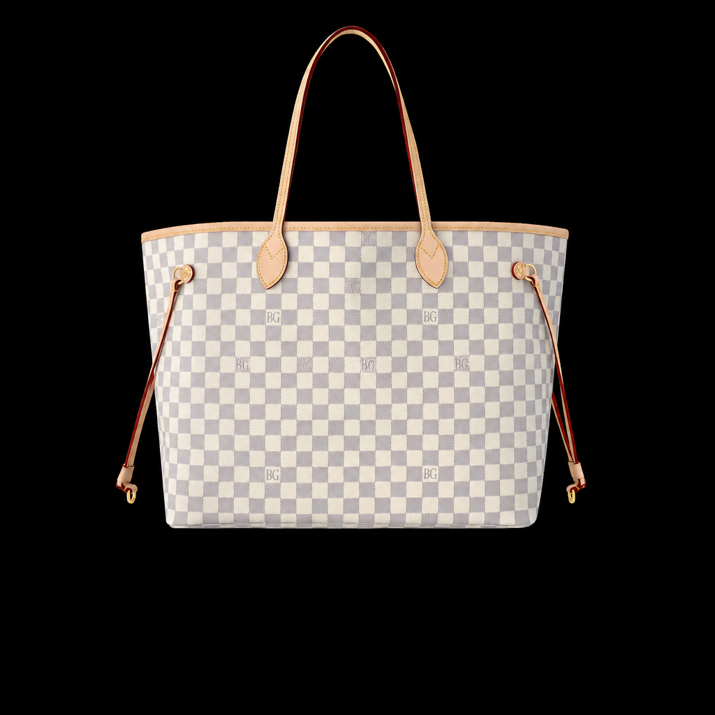 Neverfull GM Tote in Damier Azur Canvas
