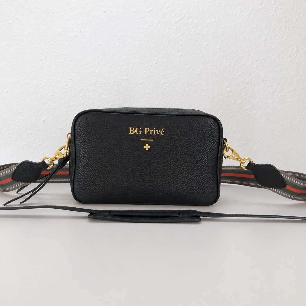 Vitello Daino Double Zip Camera Bag
