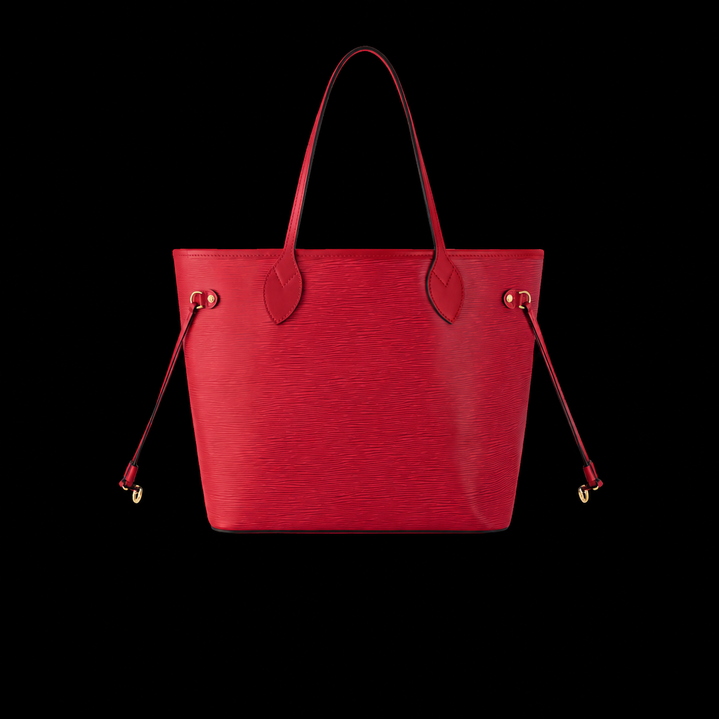 Neverfull MM Castillan Red Epi Leather Tote