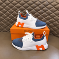 Depart Sneaker in Blue, White &amp; Orange