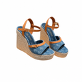 Helios Sandal in Blue Denim