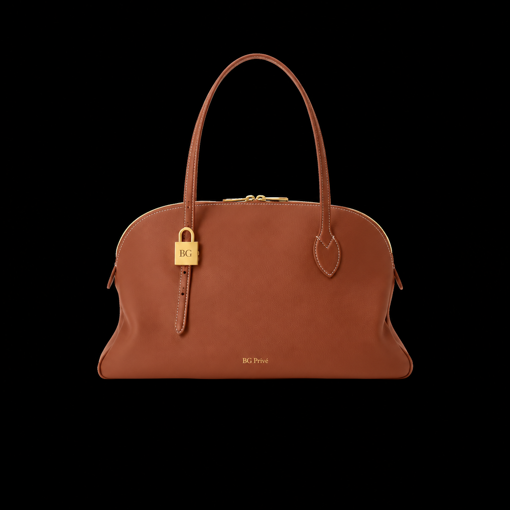 Low Key Duffle Tote in Cognac