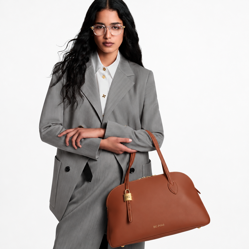 Low Key Duffle Tote in Cognac