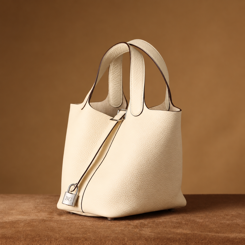 Picotin 18 Lock Bag in Cream