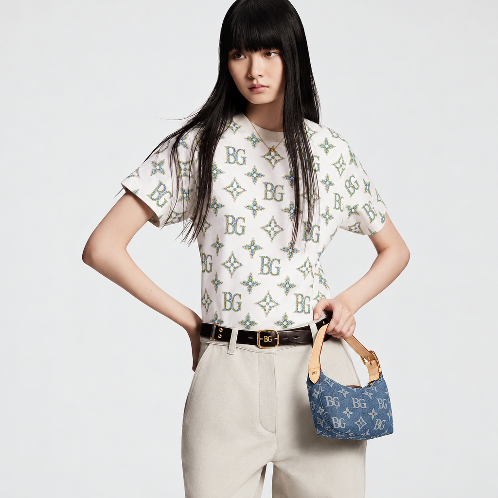 Pochette Hills in Monogram Denim Blue