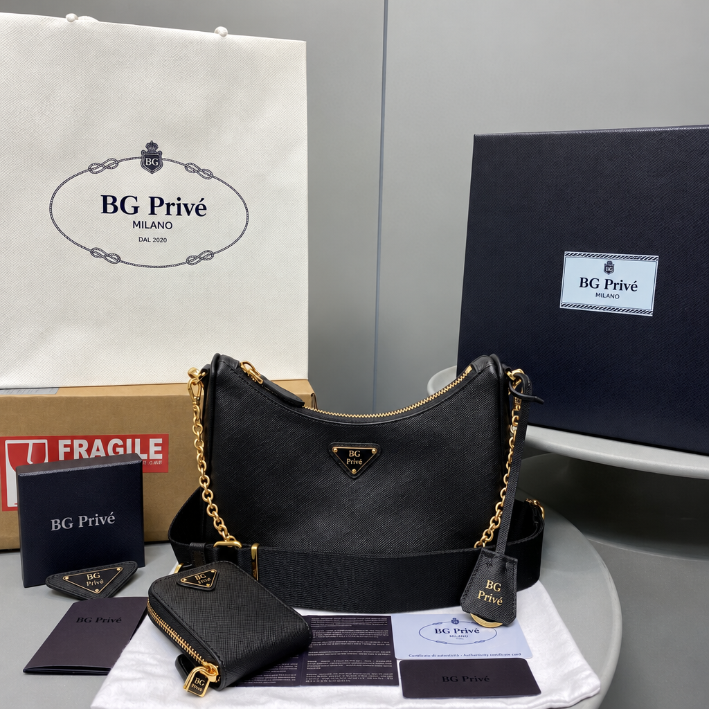 Re-Edition 2005 Saffiano Leather Shoulder &amp; Crossbody Bag