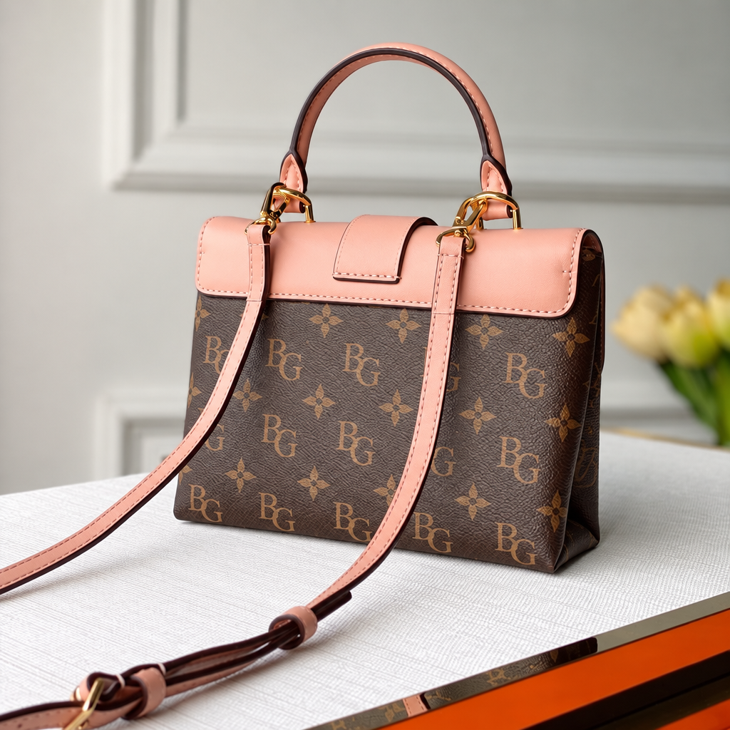 Locky BB Monogram in Rose Poudre
