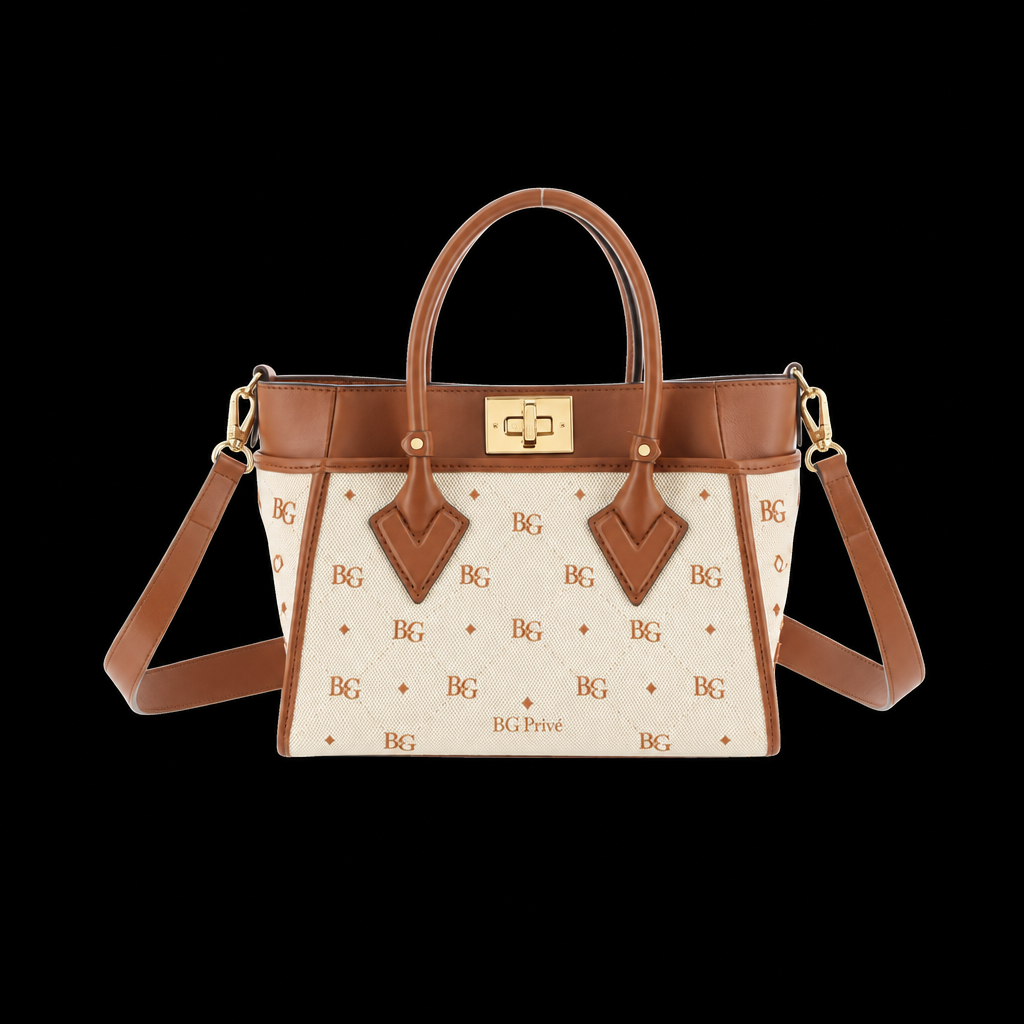 On My Side PM Caramel Tan Tote Bag