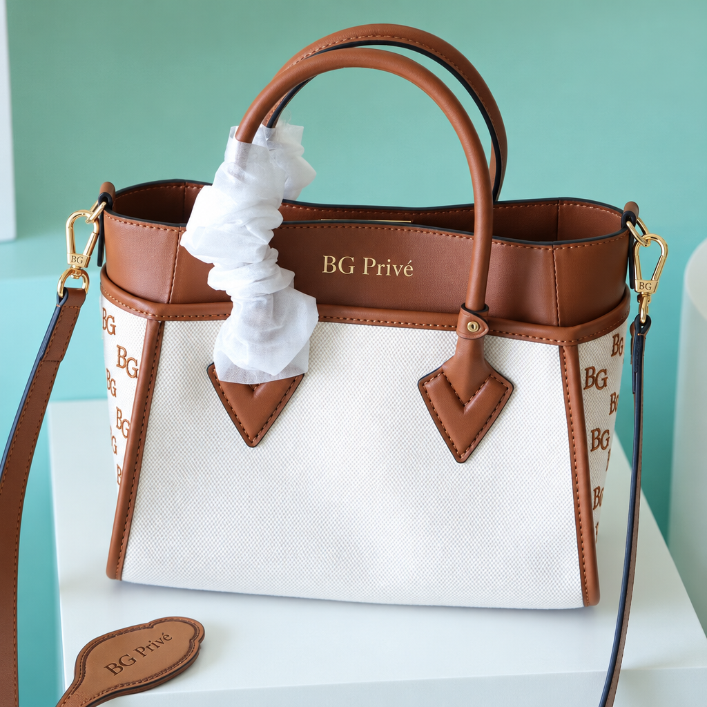 On My Side PM Caramel Tan Tote Bag