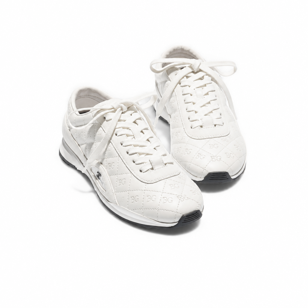 G34360 Interlocking Logo Low-Top Runner Sneakers