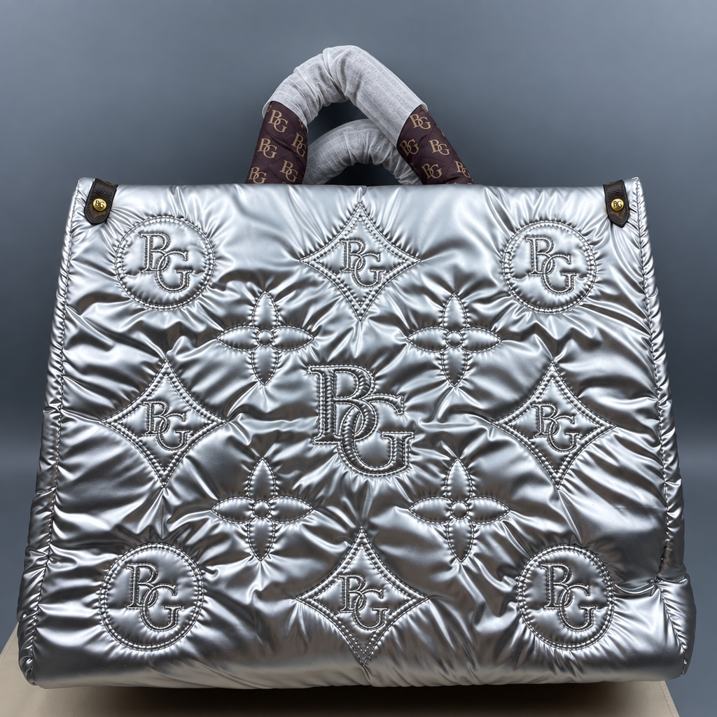 Pillow OnTheGo GM Tote Bag in Silver
