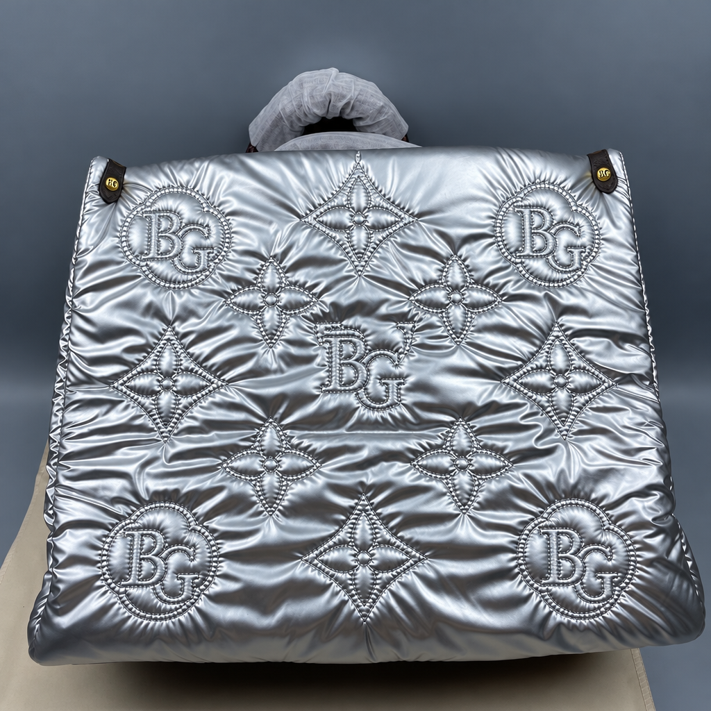 Pillow OnTheGo GM Tote Bag in Silver