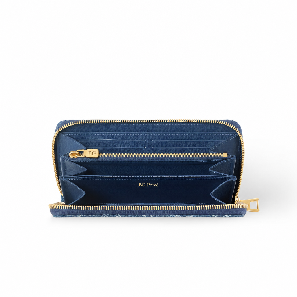 Zippy Wallet Remix Monogram Denim M82958