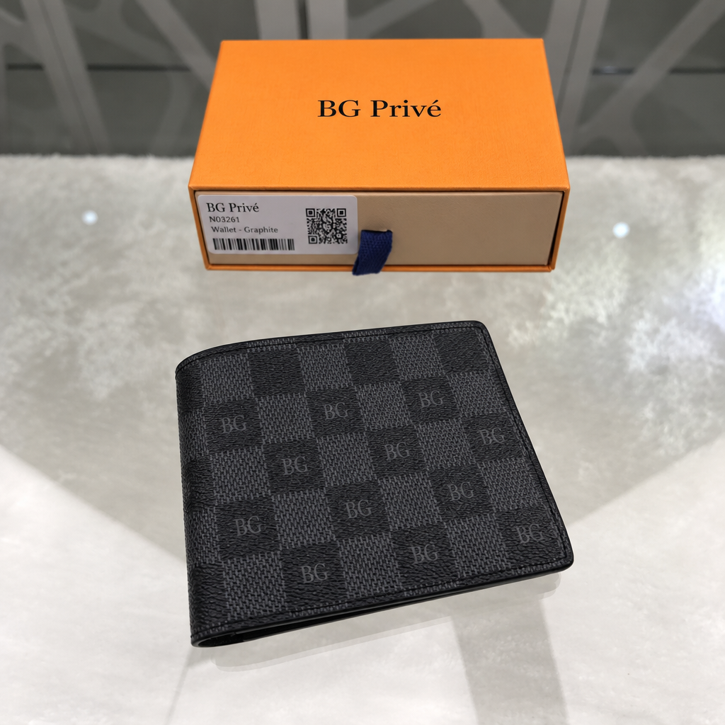 Slender Wallet in Damier Graphite