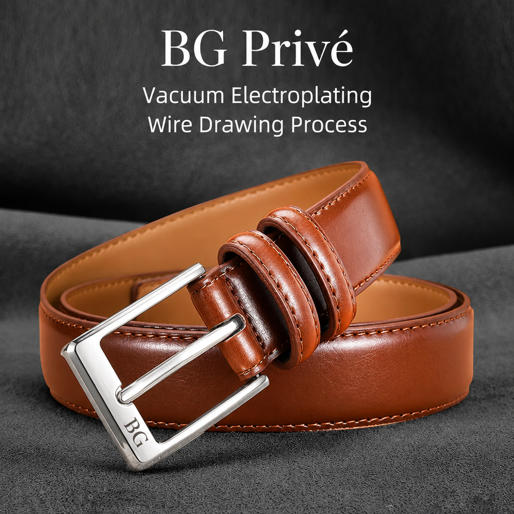 Women's 110 cm Light Brown Leather Belt