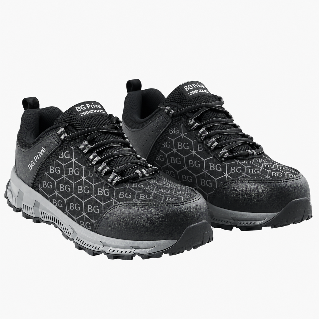 Men's Lightweight Work Sneaker, Black, EU 45