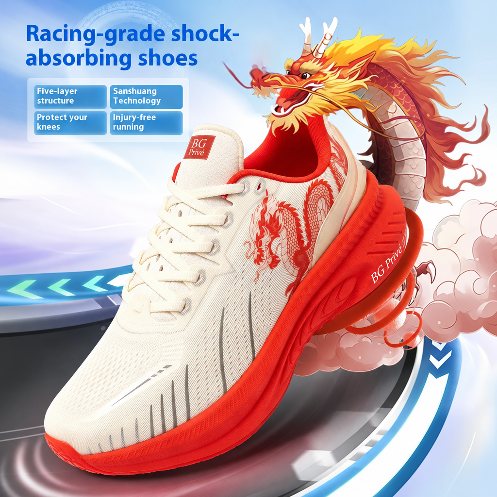 Dragon Graphic Lightweight Breathable Sneaker