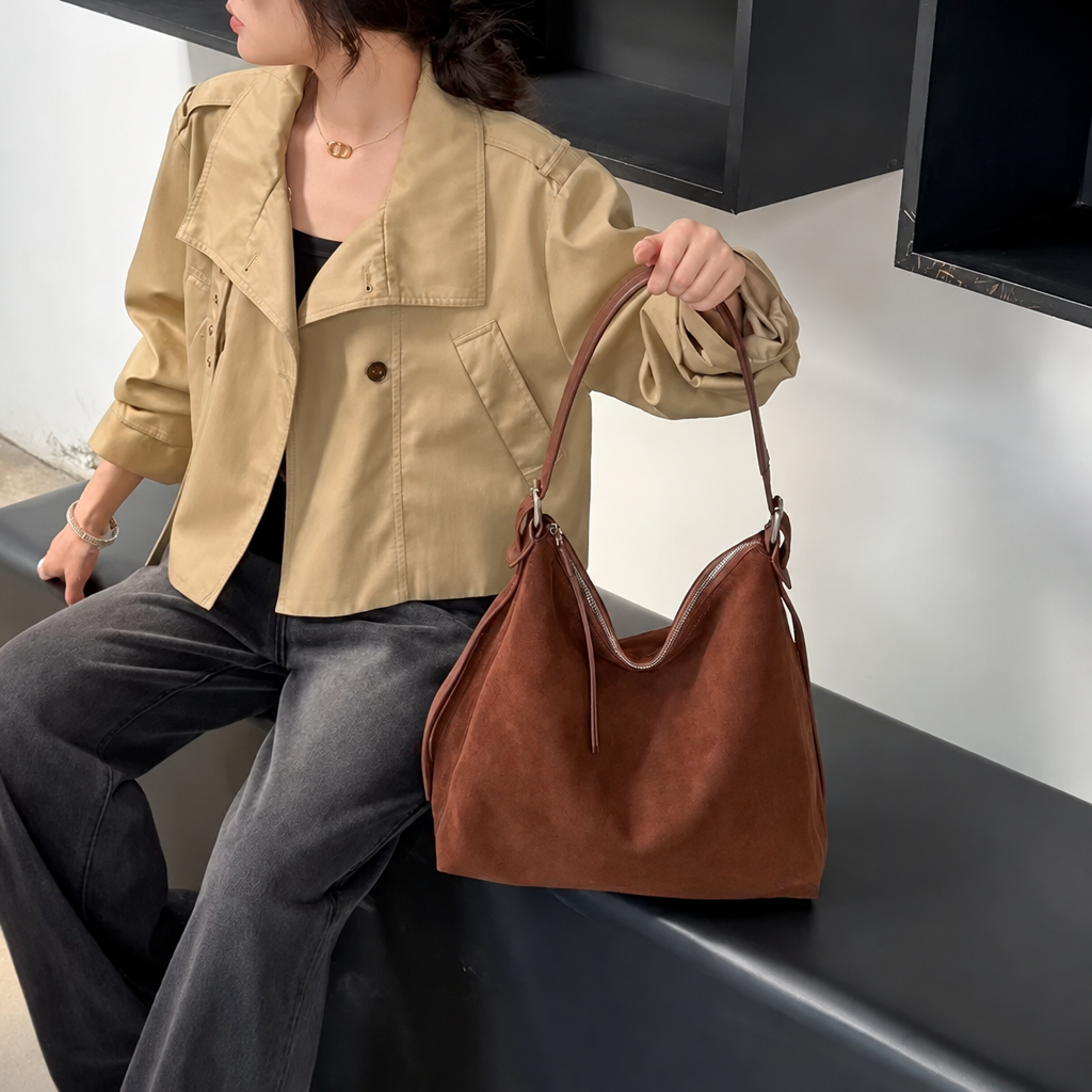 Women's High-Capacity Crossbody Shoulder Bag
