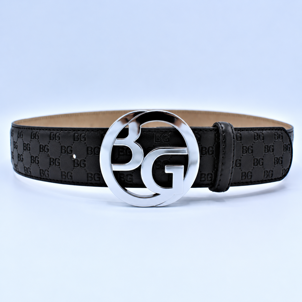Guccissima Interlocking G 40mm Belt – Black