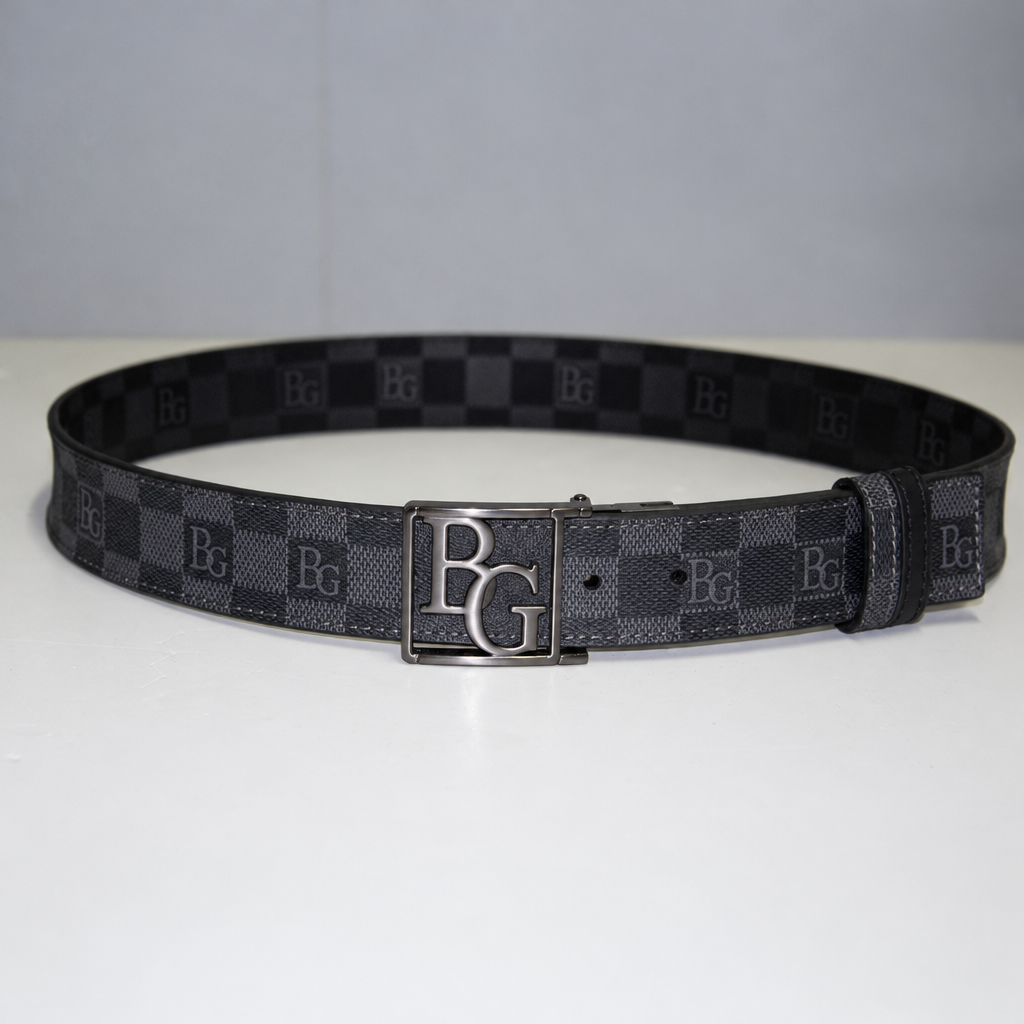 Initiales 40mm Reversible Belt in Damier Graphite