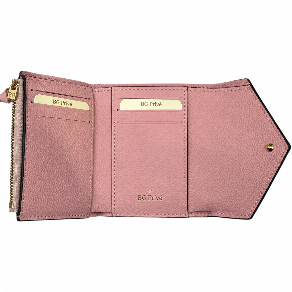 Victorine Wallet in Dusty Blush Pink Monogram Empreinte Leather