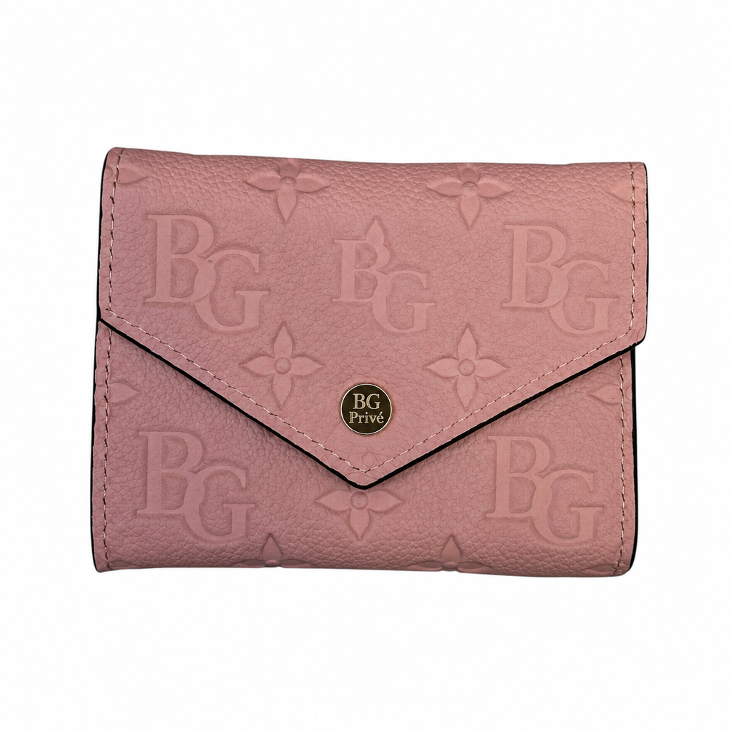 Victorine Wallet in Dusty Blush Pink Monogram Empreinte Leather