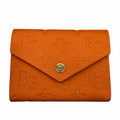 Victorine Wallet in Orange Monogram Empreinte Leather