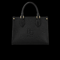 OnTheGo PM Tote Bag in Black Monogram Empreinte
