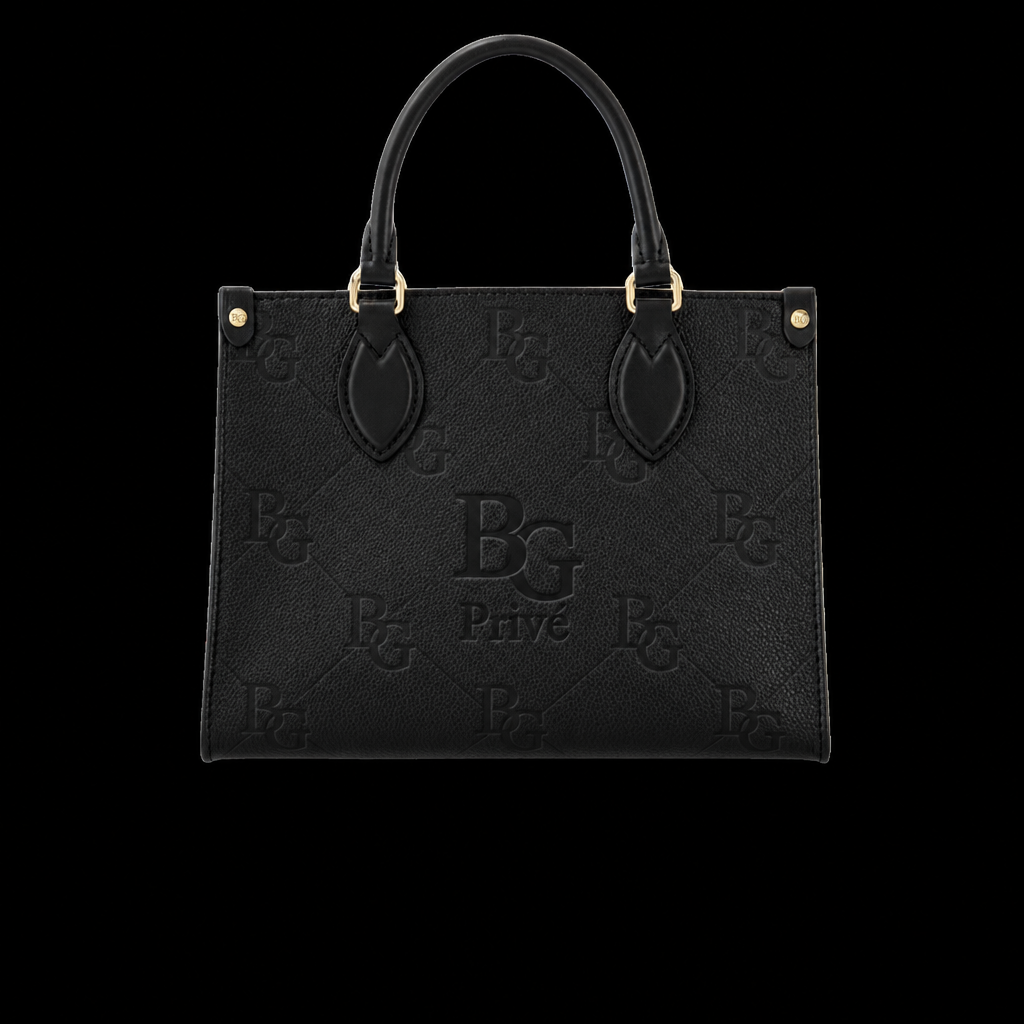 OnTheGo PM Tote Bag in Black Monogram Empreinte