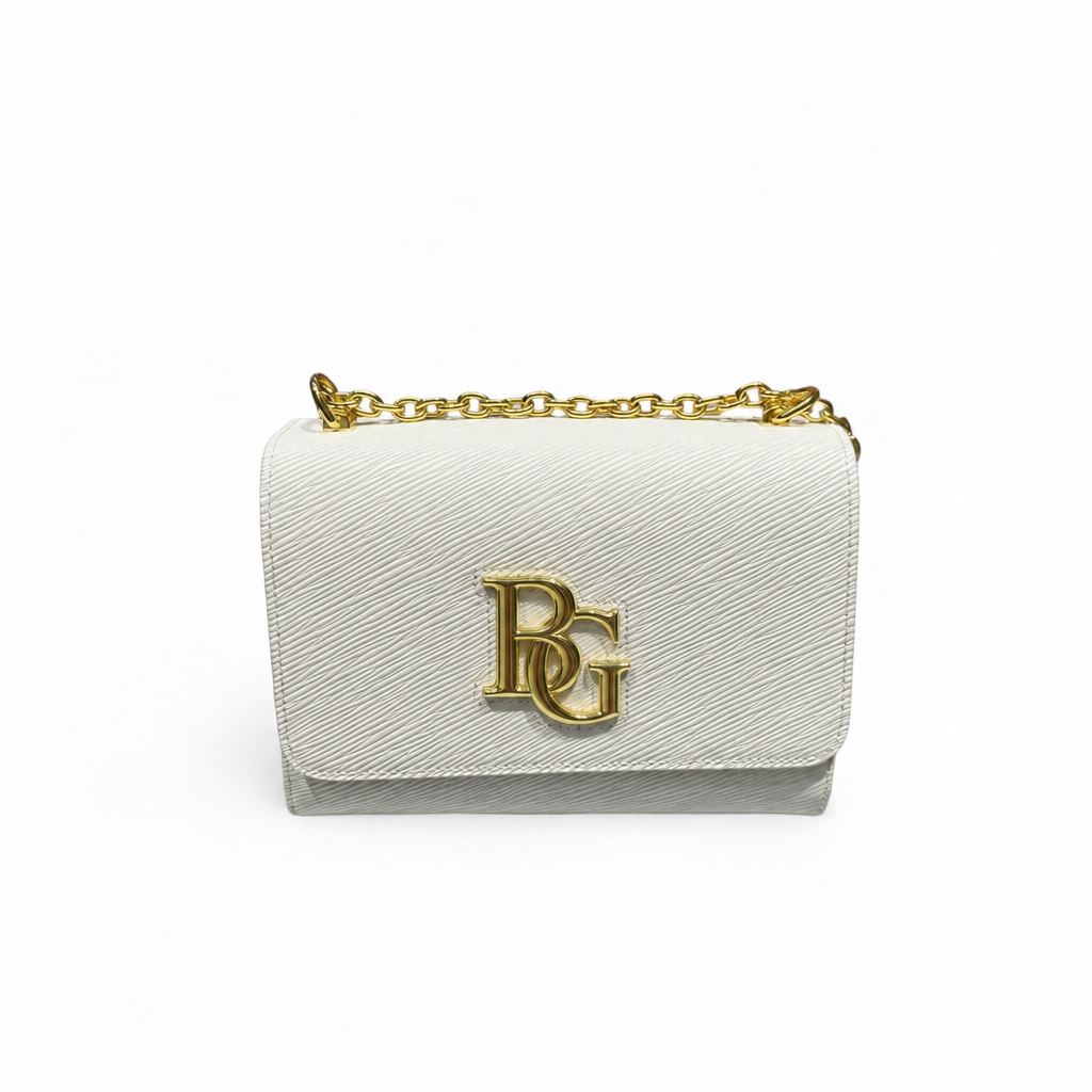 Twist MM White Epi Leather Bag