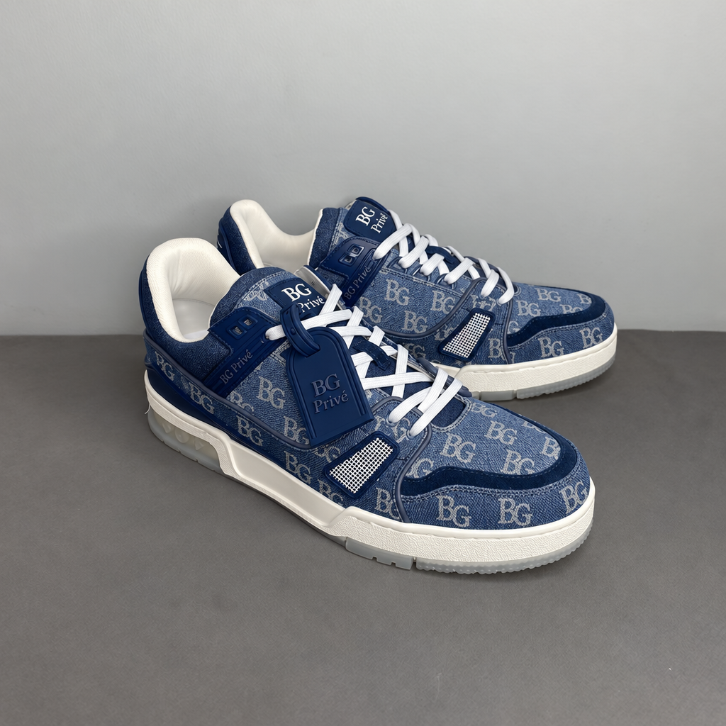 Trainer Monogram Denim Blue