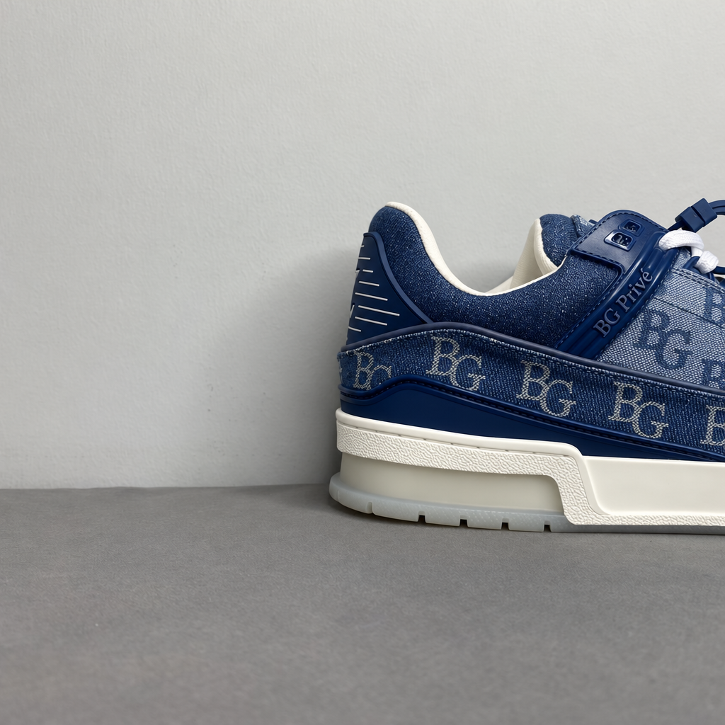 Trainer Monogram Denim Blue