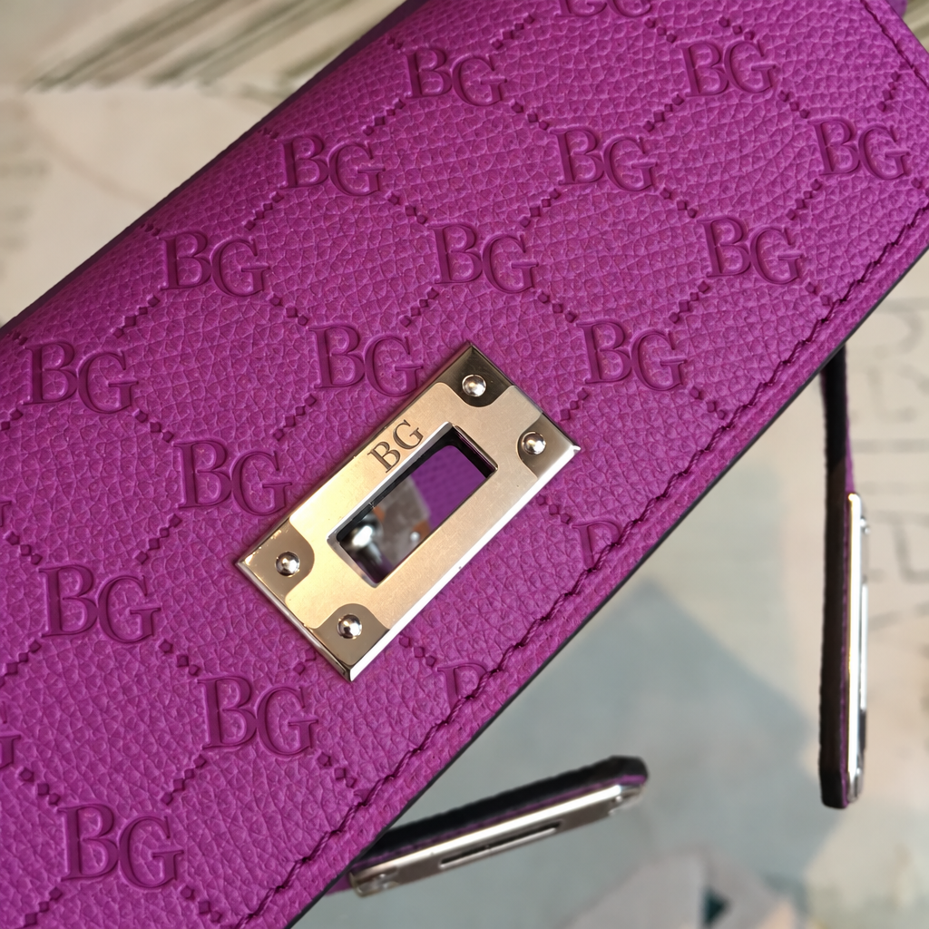Mini Kelly 20 II Sellier in Violet Purple