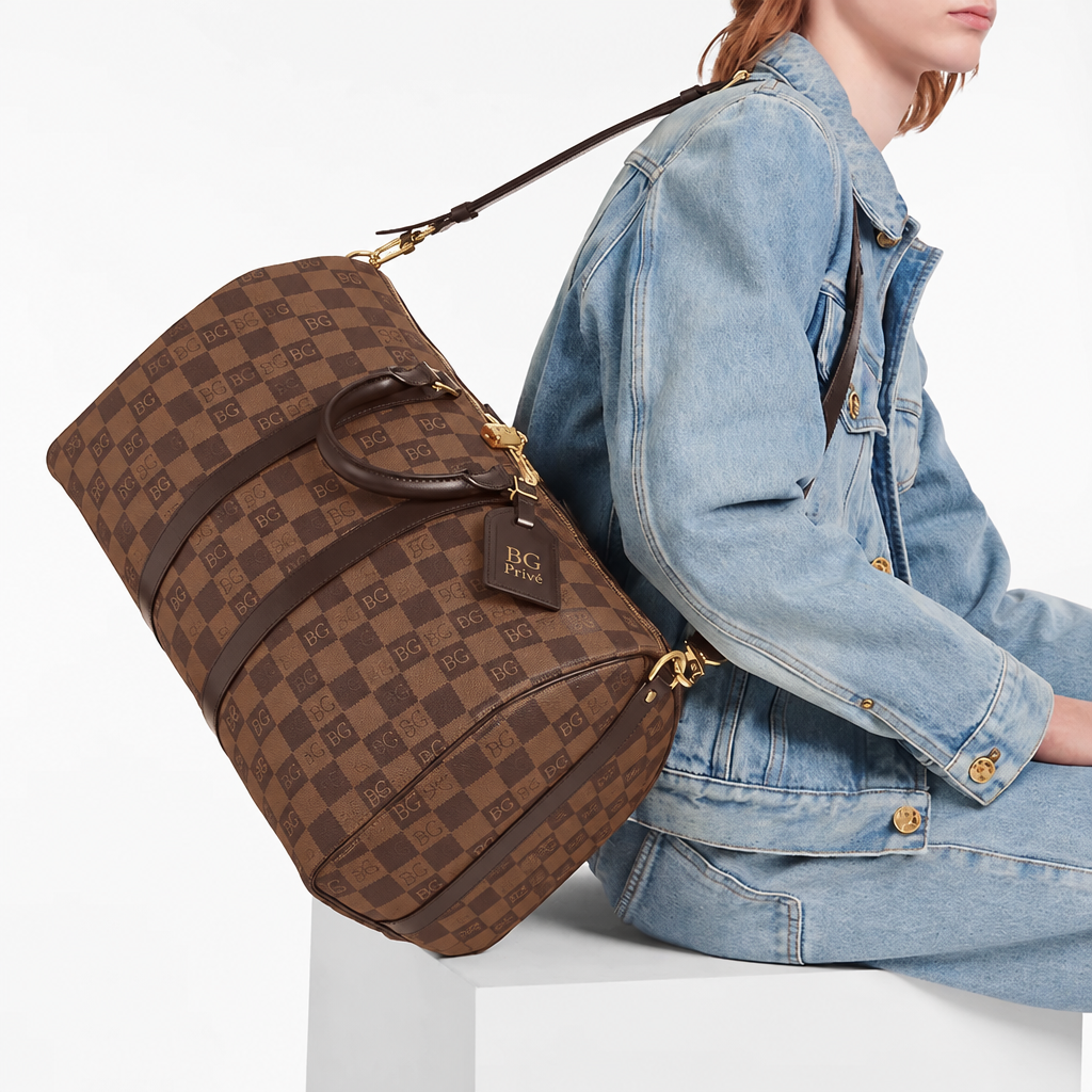 Keepall 45 Bandoulière in Damier Ebene