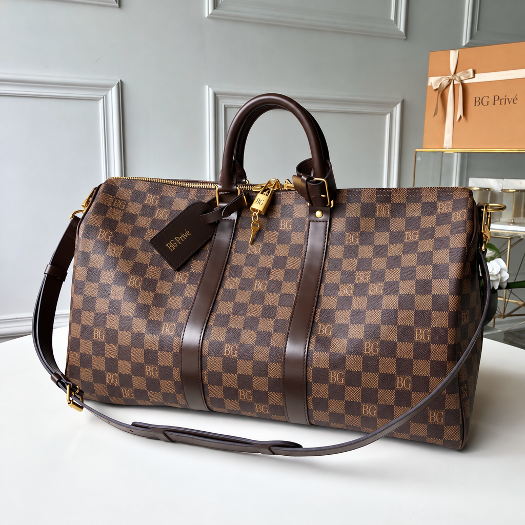 Keepall 45 Bandoulière in Damier Ebene