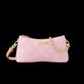 Pochette Liv in Washed Pink Monogram Denim