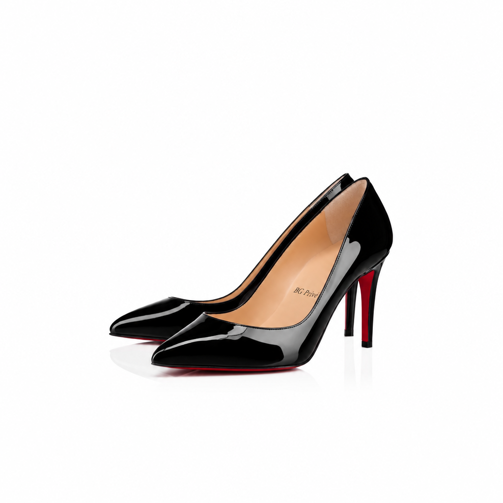 Christian Louboutin Kate 85 Pumps in Black Patent