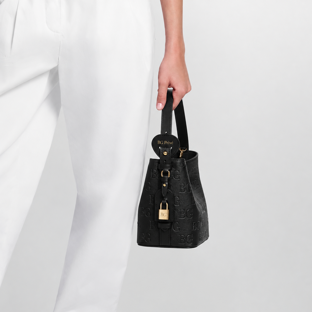 All In BB Bag in Black Monogram Empreinte Leather