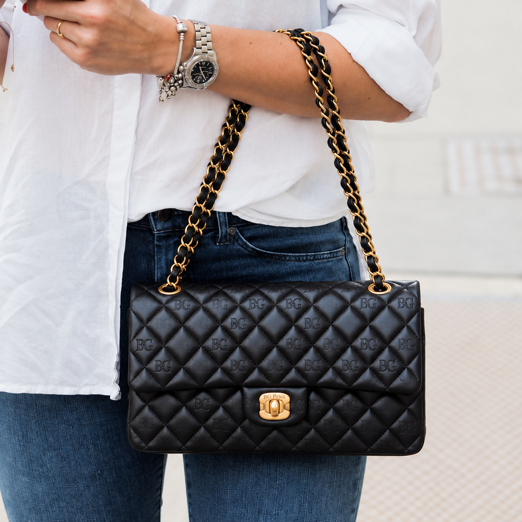 Classic 11.12 Handbag – Medium Black Classic Flap