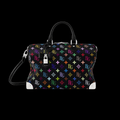 x TM Speedy Soft 30 Black Multicolor Monogram Bag