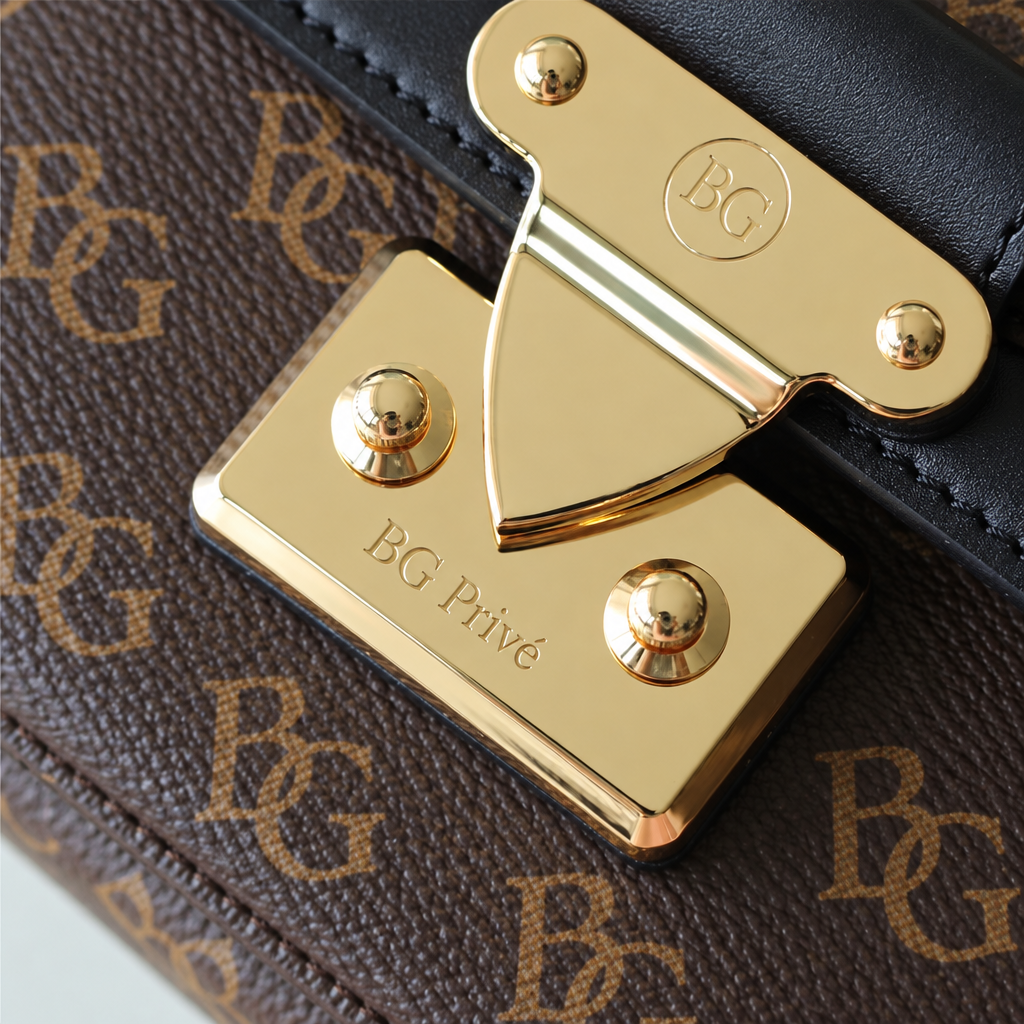 Marceau Monogram Canvas Black Shoulder and Crossbody Bag