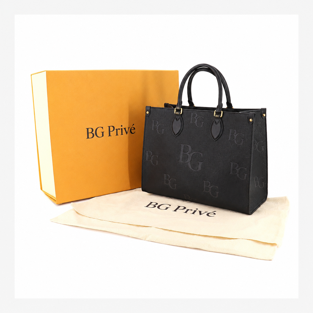 OnTheGo MM Tote in Black Monogram Empreinte