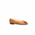 Ballet Flats in Light Brown &amp; Brown Velvet