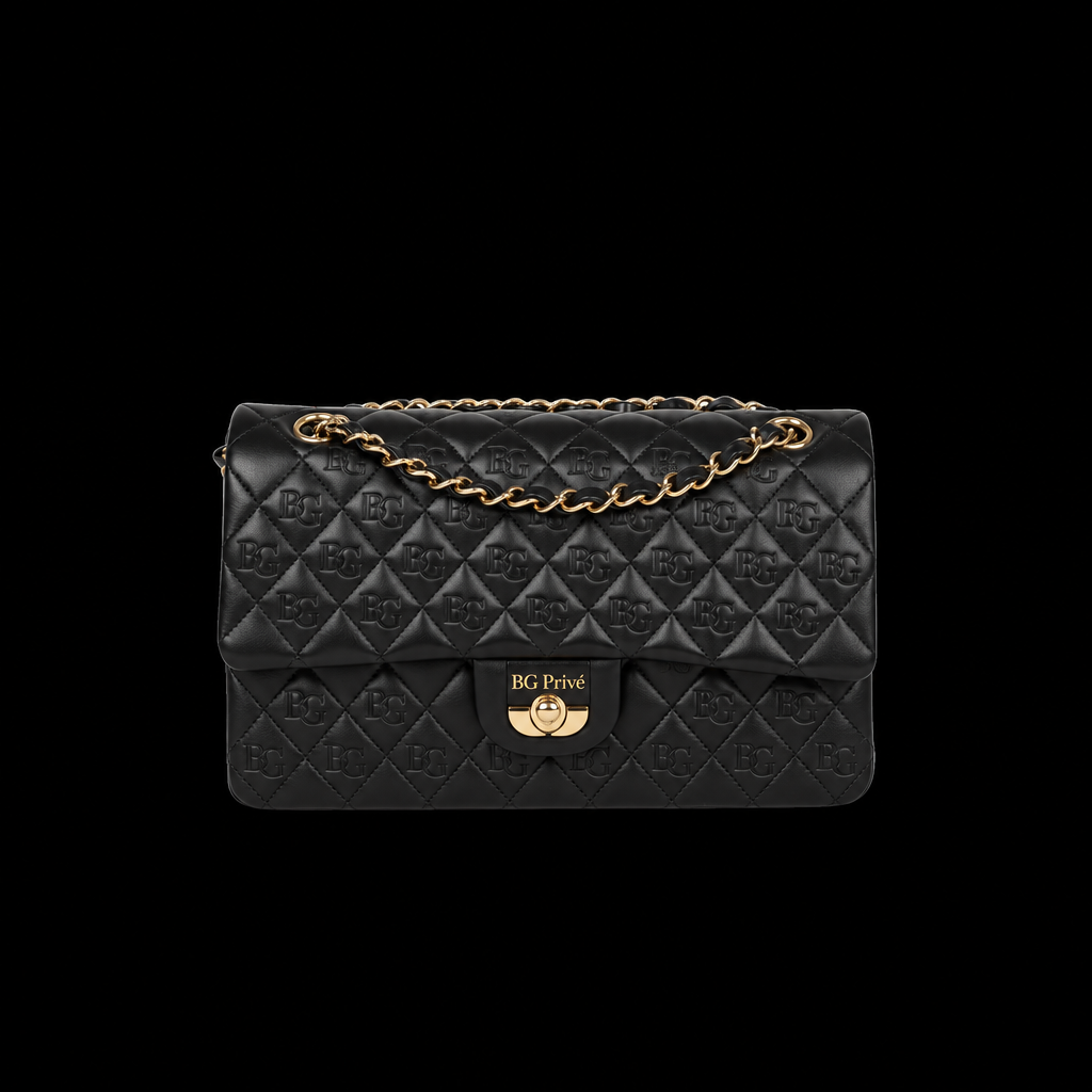 Classic Flap 11.12 Handbag in Black with Gold-Tone Hardware