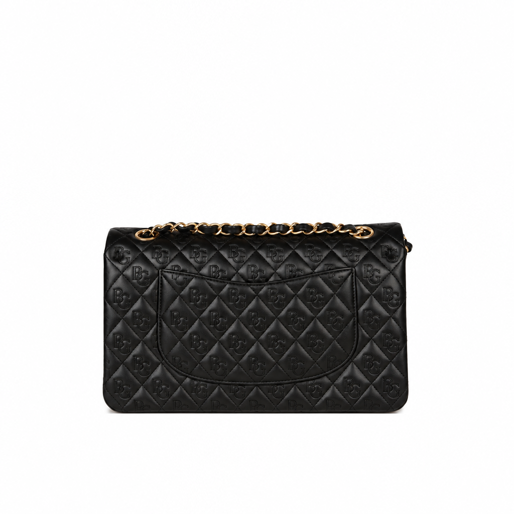 Classic Flap 11.12 Handbag in Black with Gold-Tone Hardware