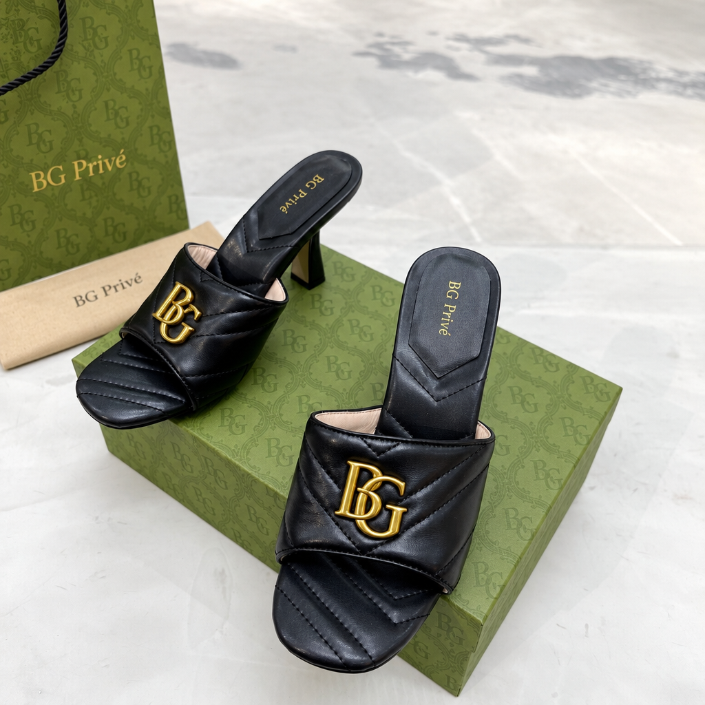 Women's Double G Slide Sandal in Black