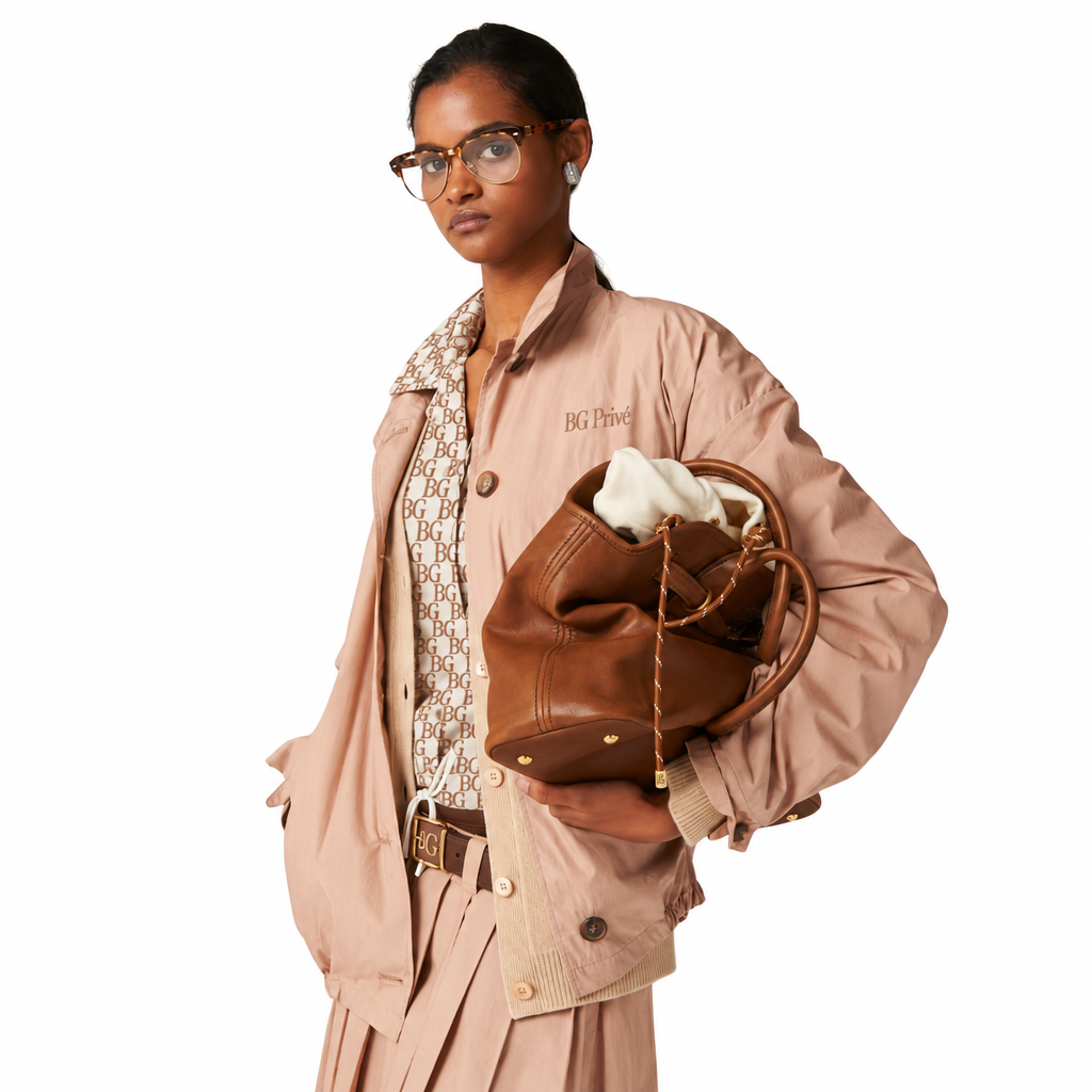 Miu Miu Aventure Nappa Leather Bag in Oak
