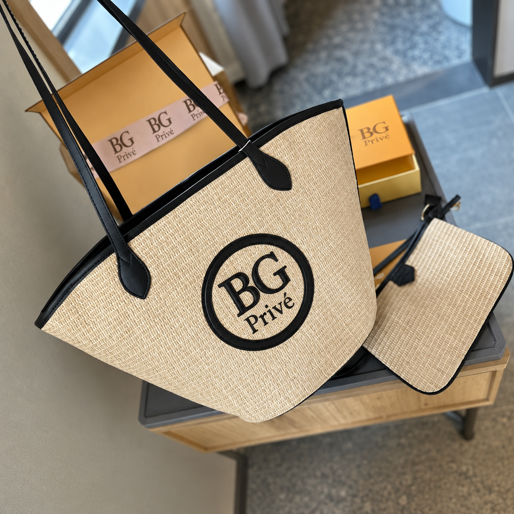 Saint Jacques Raffia Tote