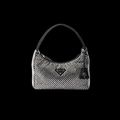 Re-Edition 2000 Crystal-Embellished Mini Hobo Bag