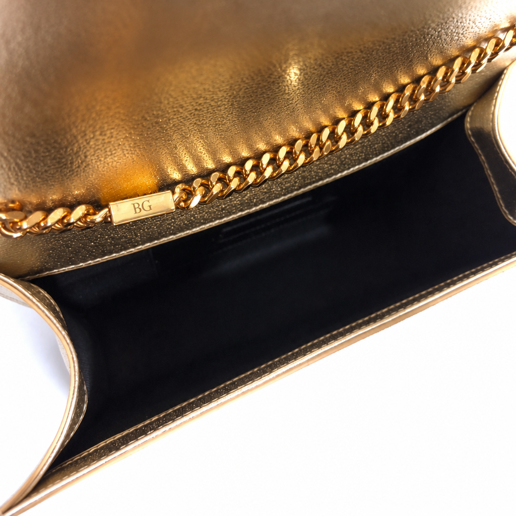 Kate Bag – Small Tassel in Metallic Leather